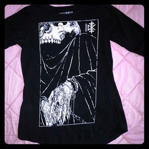 Disturbia skull and jewels top.